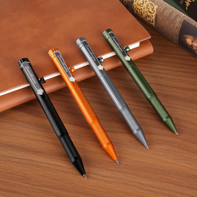 SMOOTHERPRO Bolt Action Pen, Ballpoint and Pencil in Oner with Graphite Alloy Tip, Retractable Twist Design, Compatible with Parker Refill, for Office Sketching Journaling Green(APG03) - Image 5